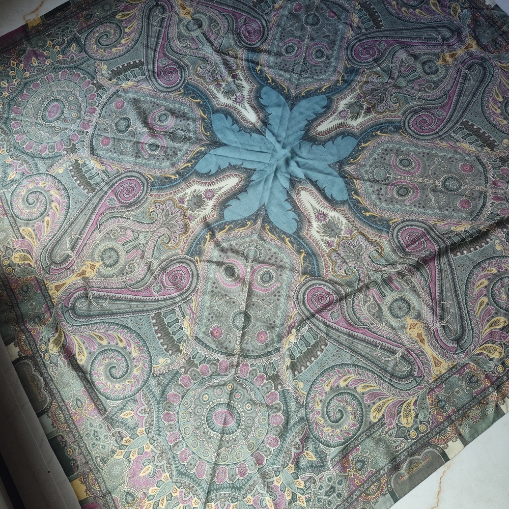 Etro Multicolor Paisley Scarf - Picture 2 of 8
